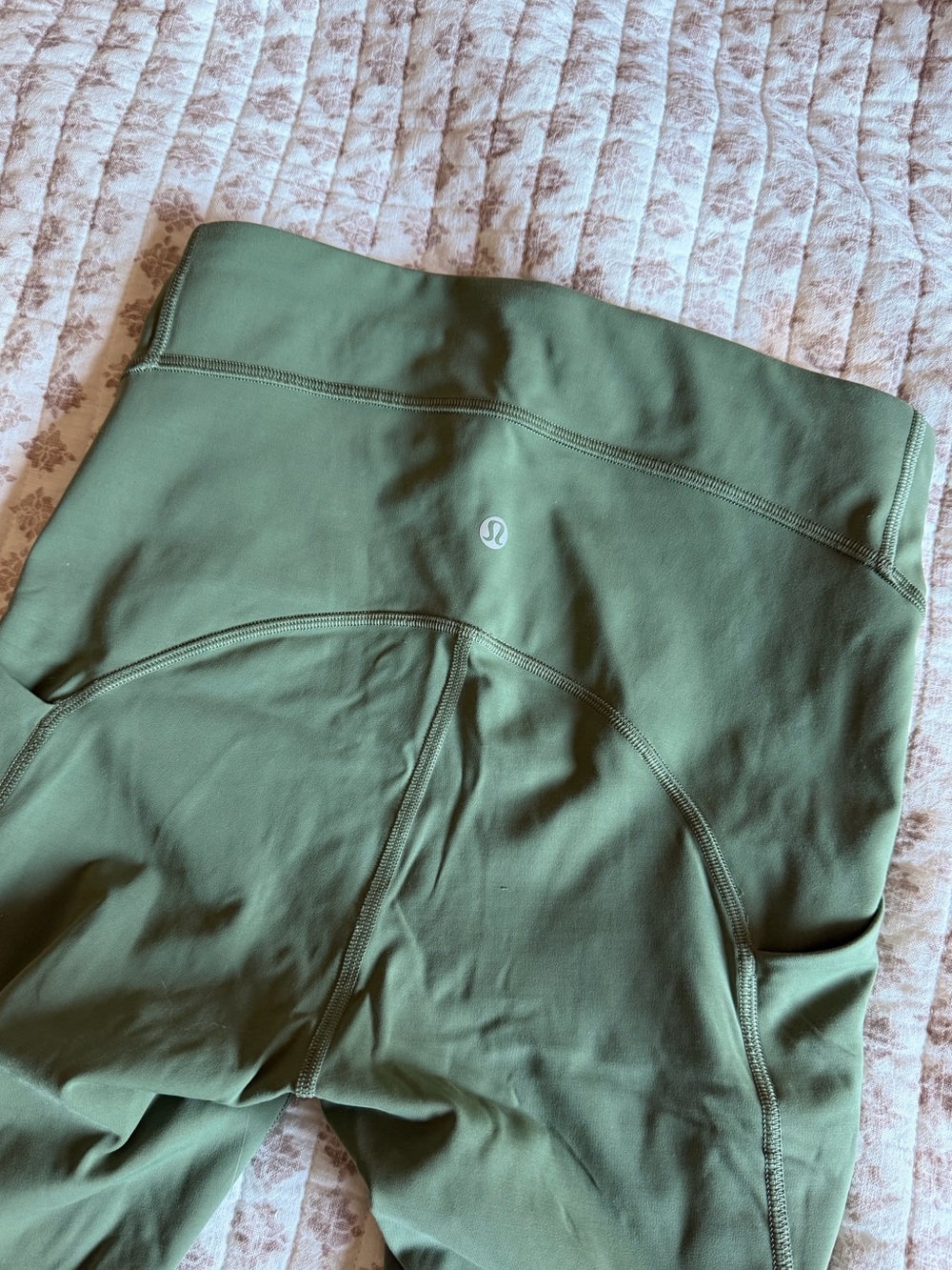 Lululemon High-Rise Olive Green Align Leggings